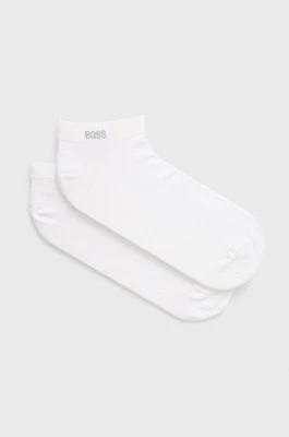 Zdjęcie produktu BOSS skarpetki (2-pack) męskie kolor biały 50469849
