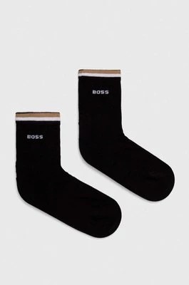 Zdjęcie produktu BOSS skarpetki 2-pack męskie kolor czarny 50491195