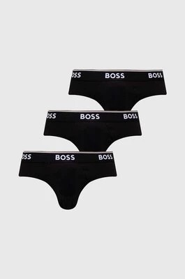 Zdjęcie produktu BOSS slipy 3-pack męskie kolor czarny 50475273