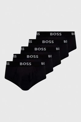Zdjęcie produktu BOSS slipy bawełniane 5-pack kolor czarny 50475387