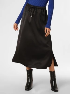 Zdjęcie produktu BOSS Spódnica damska Kobiety Satyna czarny jednolity,
