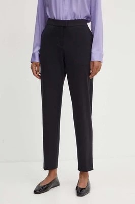 Zdjęcie produktu BOSS spodnie damskie kolor czarny fason cygaretki medium waist 50523908
