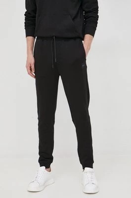 Zdjęcie produktu BOSS spodnie dresowe bawełniane BOSS ORANGE 50468448 męskie kolor czarny gładkie 50468448