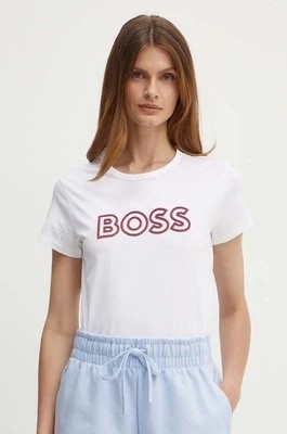 Zdjęcie produktu BOSS t-shirt bawełniany damski kolor biały 50522209