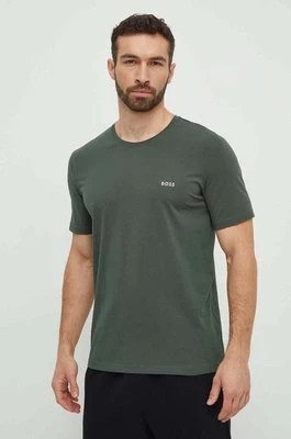 Zdjęcie produktu BOSS t-shirt lounge kolor zielony melanżowy