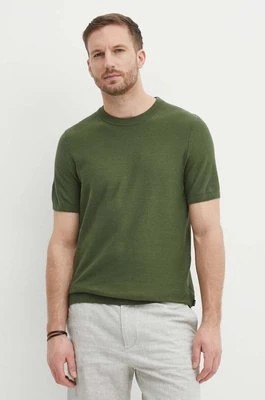 Zdjęcie produktu BOSS t-shirt męski kolor zielony gładki 50511762