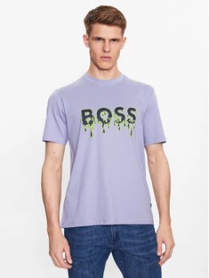 Zdjęcie produktu Boss T-Shirt Teeart 50491718 Fioletowy Relaxed Fit