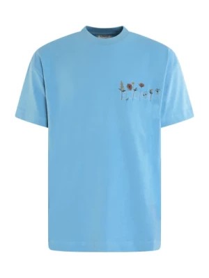 Zdjęcie produktu Botaniczny Niebieski T-shirt Flaneur Homme