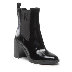 Zdjęcie produktu Botki Calvin Klein Jeans Block Heel Boot Naplak YW0YW00856 Czarny