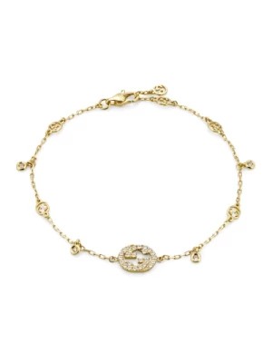 Zdjęcie produktu Bransoleta z 18-karatowego złota i diamentów Gucci