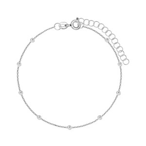 Zdjęcie produktu Bransoletka srebrna - kulki - Simple Simple - Biżuteria YES