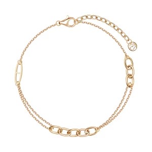 Zdjęcie produktu Bransoletka srebrna pozłacana - Chains Chains - Biżuteria YES