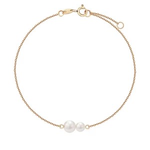 Zdjęcie produktu Bransoletka złota z perłami - Pearls Pearls - Biżuteria YES