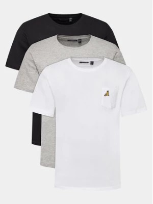 Zdjęcie produktu Brave Soul Komplet 3 t-shirtów MTS-149TRON Biały Regular Fit