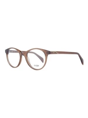 Zdjęcie produktu Brązowe Okulary Optyczne Damskie w Kształcie Okrągłym Maje