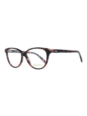 Zdjęcie produktu Brązowe Okulary Optyczne Dla Kobiet z Sprężynowym zawiasem Emilio Pucci