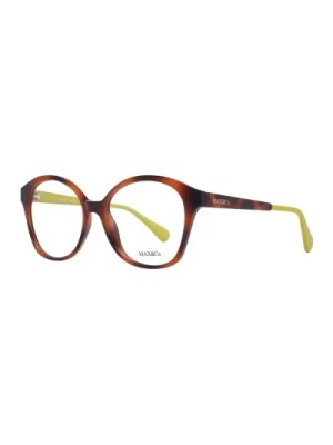 Zdjęcie produktu Brązowe Okulary Optyczne w Stylu Motyla Max & Co