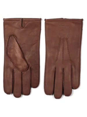 Zdjęcie produktu Brązowe Skórzane Rękawiczki dla Mężczyzn Howard London