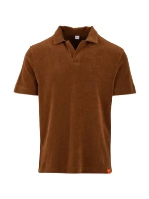 Zdjęcie produktu Brązowy Koszulka Polo dla Mężczyzn Aspesi