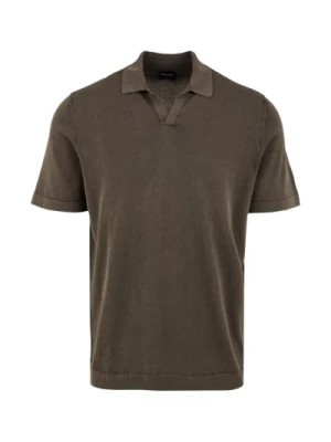 Zdjęcie produktu Brązowy Koszulka Polo dla Mężczyzn Drumohr