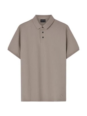 Zdjęcie produktu Brązowy Polo Jersey Koszulka Emporio Armani