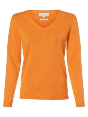 Zdjęcie produktu brookshire Sweter damski Kobiety Bawełna pomarańczowy jednolity,