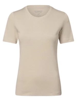 Zdjęcie produktu brookshire T-shirt damski Kobiety Bawełna beżowy|szary jednolity,