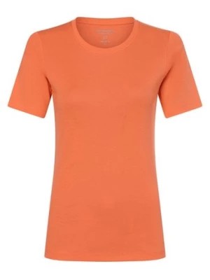 Zdjęcie produktu brookshire T-shirt damski Kobiety Bawełna pomarańczowy jednolity,