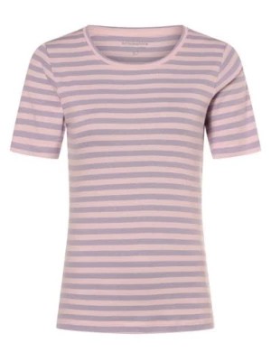 Zdjęcie produktu brookshire T-shirt damski Kobiety Bawełna różowy|lila w paski,