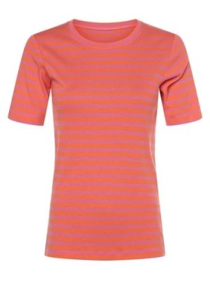 Zdjęcie produktu brookshire T-shirt damski Kobiety Bawełna wyrazisty róż|pomarańczowy w paski,
