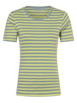Zdjęcie produktu brookshire T-shirt damski Kobiety Bawełna żółty|niebieski w paski,