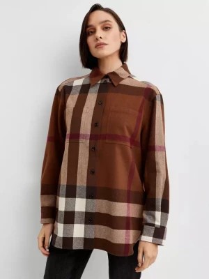 Zdjęcie produktu Burberry Brązowa koszula flanelowa w kratkę rozmiar