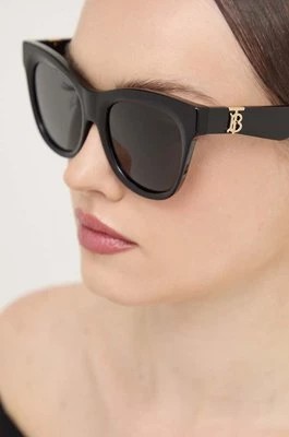 Zdjęcie produktu Burberry okulary przeciwsłoneczne damskie kolor czarny 0BE4418