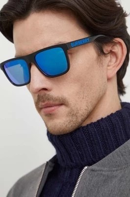 Zdjęcie produktu Burberry okulary przeciwsłoneczne męskie kolor czarny 0BE4402U