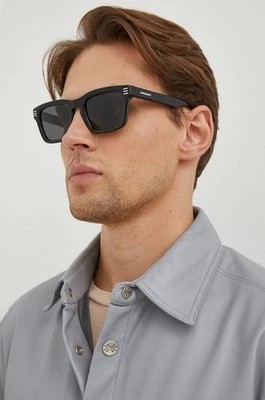 Zdjęcie produktu Burberry okulary przeciwsłoneczne męskie kolor czarny 0BE4403