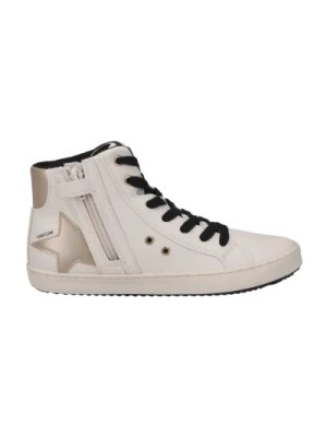 Zdjęcie produktu Buty Junior Sneaker z Inspiracją Koszykówkową i Świecącą Podeszwą Geox