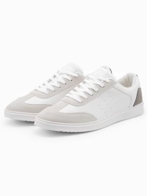 Zdjęcie produktu Casualowe męskie buty sneakersy OLDSCHOOL – białe V3 OM-FOCS-0104
 -                                    42