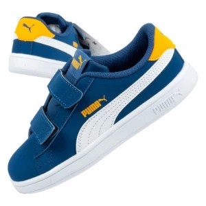 Zdjęcie produktu Buty Puma Smash v2 Jr 365184 47 niebieskie