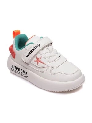 Zdjęcie produktu Buty sportowe dla dużej dziewczynki Weestep Supreme białe