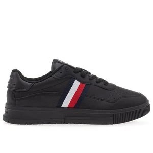 Zdjęcie produktu Buty Tommy Hilfiger Supercup Stripes Leather FM0FM04824-0GQ - czarne