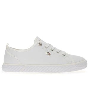 Zdjęcie produktu Buty Tommy Hilfiger Vulc Canvas FW0FW08063-YBS - białe