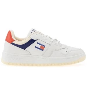 Zdjęcie produktu Buty Tommy Jeans Premium Leather Basketball EM0EM01216-0GY - białe