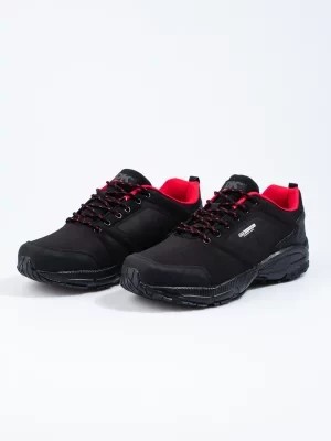 Zdjęcie produktu Buty trekkingowe męskie DK czarno czerwone Aqua Softshell