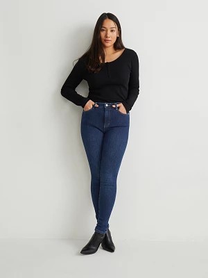 Zdjęcie produktu C&A Curvy jeans-wysoki stan-skinny fit-LYCRA®, Niebieski, Rozmiar: 34