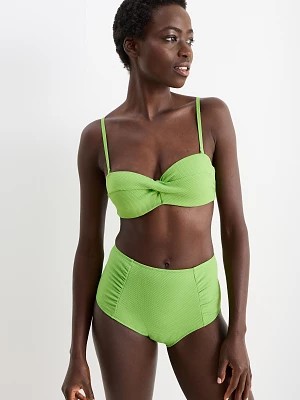 Zdjęcie produktu C&A Góra od bikini-bandeau-wyściełana-LYCRA® XTRA LIFE™, Zielony, Rozmiar: 75 B