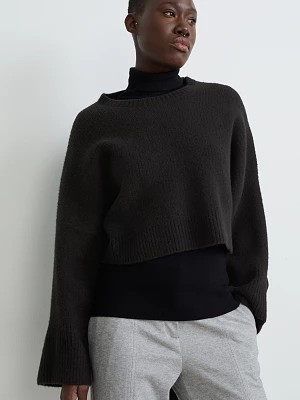 Zdjęcie produktu C&A Krótki sweter, Czarny, Rozmiar: L-XL