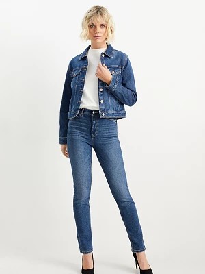 Zdjęcie produktu C&A Slim jeans-wysoki stan-LYCRA®, Niebieski, Rozmiar: 34