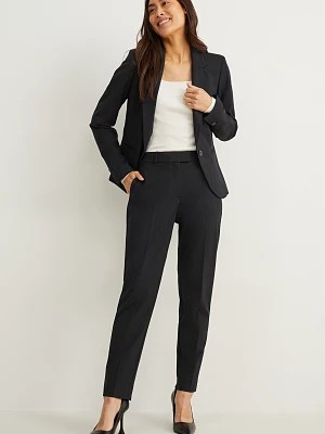 Zdjęcie produktu C&A Spodnie biznesowe-średni stan-slim fit-Mix & Match, Czarny, Rozmiar: 34