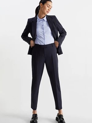 Zdjęcie produktu C&A Spodnie biznesowe-średni stan-slim fit-Mix & Match, Niebieski, Rozmiar: 44