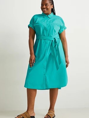Zdjęcie produktu C&A Sukienka koszulowa, Zielony, Rozmiar: 54